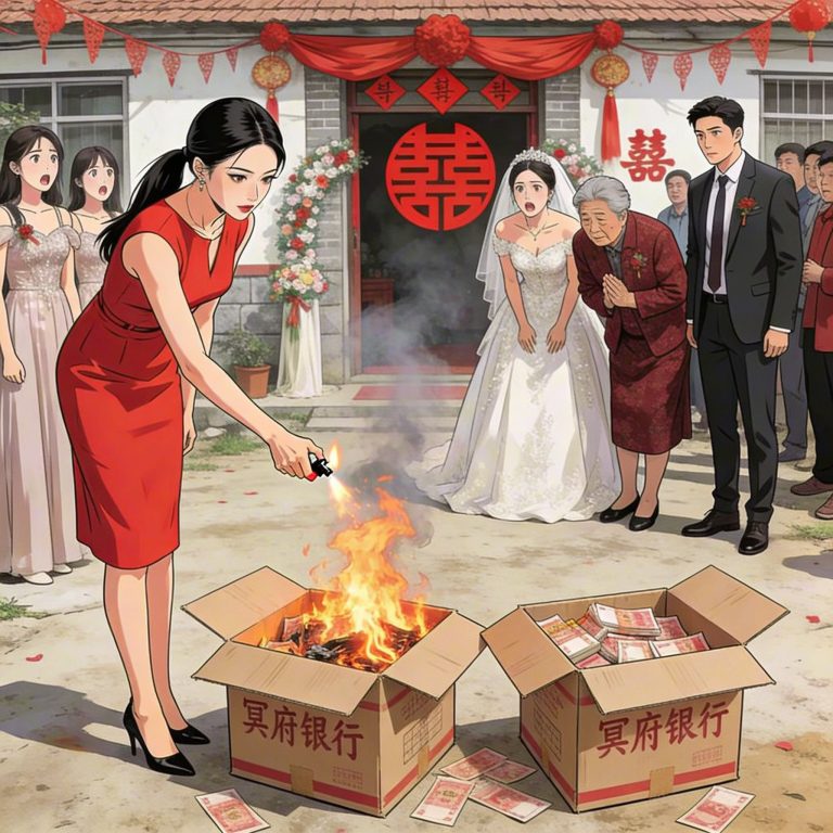 Ngày Đón Dâu, Của Hồi Môn Triệu Tệ Biến Thành Hai Thùng Tiền Âm Phủ